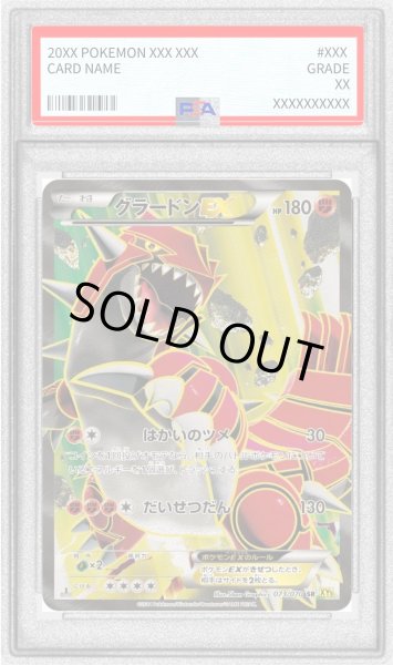 画像1: 〔PSA9鑑定済〕グラードンEX【SR】{073/070} (1)