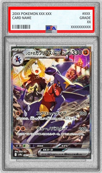 画像1: 〔PSA10鑑定済〕シロナのガブリアスex【SAR】{087/063} (1)