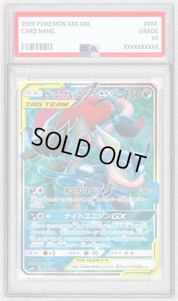 画像1: 〔PSA10鑑定済〕ゲッコウガ＆ゾロアークGX【SR】{058/055} (1)