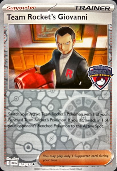 画像1: 〔状態B〕ロケット団のサカキ(CHAMPIONSHIPS/英語版)【-】{174/182} (1)