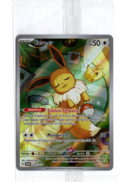 画像1: イーブイ(未開封/AR仕様/インドネシア語版)【P】{228/SV-P} (1)