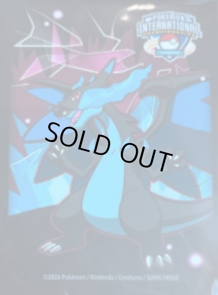 画像1: デッキシールド『海外/メガリザードンX(IC2026/EUROPEロゴ)※』65枚入り【サプライ】{-} (1)