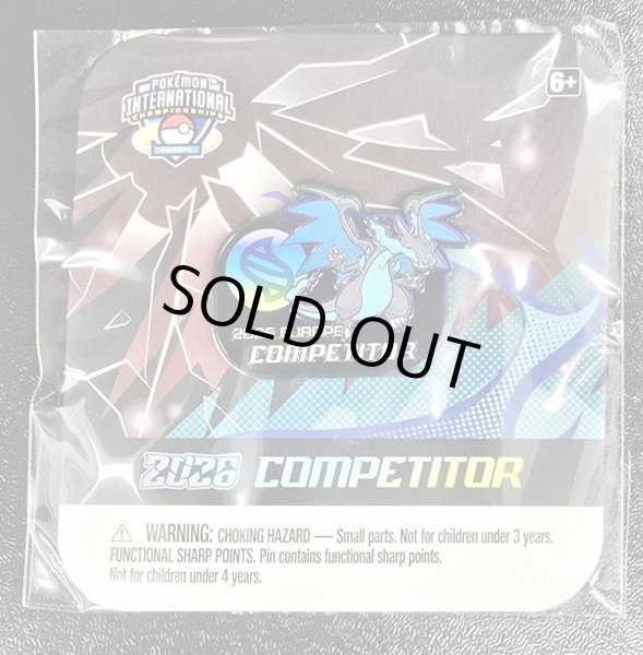 画像1: ピンバッジ『海外/メガリザードンX(IC2026/EUROPEロゴ)』【サプライ】{-} (1)