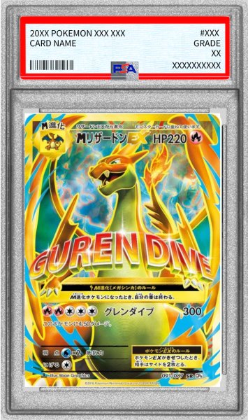 画像1: 〔※状態難/PSA10鑑定済〕MリザードンEX(Y)【SR】{091/087} (1)