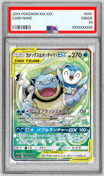 画像1: 〔PSA10鑑定済〕カメックス＆ポッチャマGX(SA)【SR】{070/064} (1)