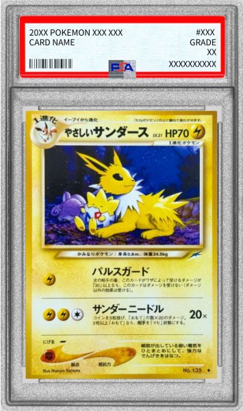画像1: 〔PSA10鑑定済〕やさしいサンダースLV.31【◆】{旧裏} (1)