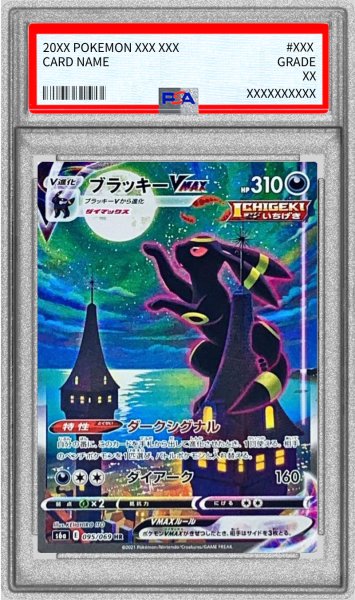 画像1: 〔PSA9鑑定済〕ブラッキーVMAX(SA)【HR】{095/069} (1)