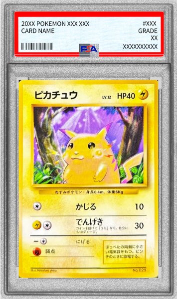 画像1: 〔PSA9鑑定済〕ピカチュウ LV.12(マークなし)【-】{旧裏} (1)