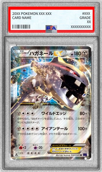 画像1: 〔PSA10鑑定済〕ハガネールEX【RR】{032/054} (1)