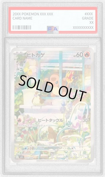 PSA10鑑定済〕ヒトカゲ(AR仕様)【-】{051/049}