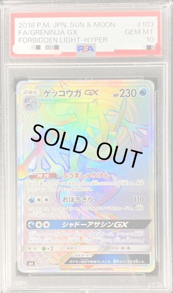 画像1: 〔PSA10鑑定済〕ゲッコウガGX【HR】{103/094} (1)