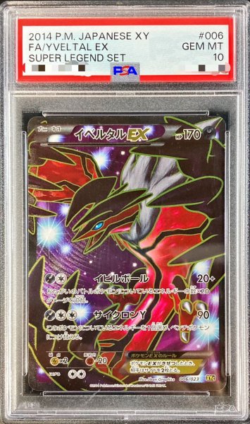 画像1: 〔PSA10鑑定済〕イベルタルEX(SR仕様)【-】{006/023} (1)