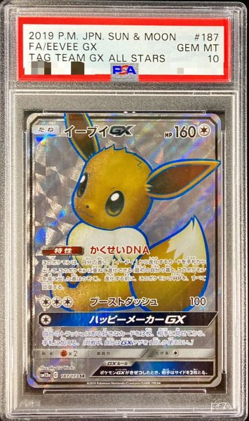画像1: 〔PSA10鑑定済〕イーブイGX【SR】{187/173} (1)