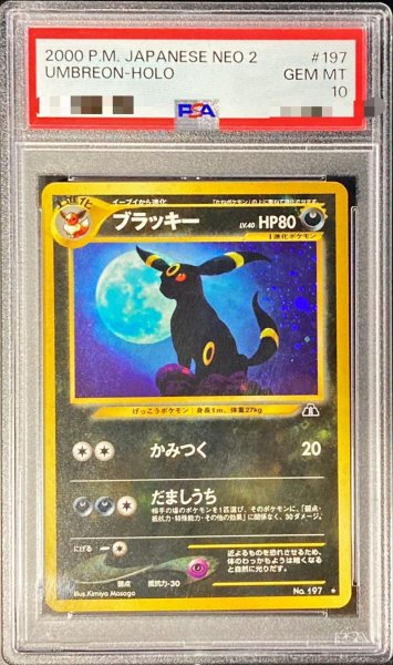 画像1: 〔PSA10鑑定済〕ブラッキー LV.40【★】{旧裏} (1)