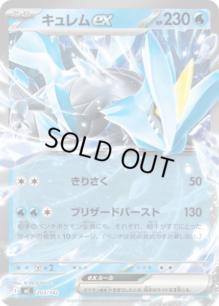 画像1: キュレムex(ノーマル仕様)【-】{203/742} (1)