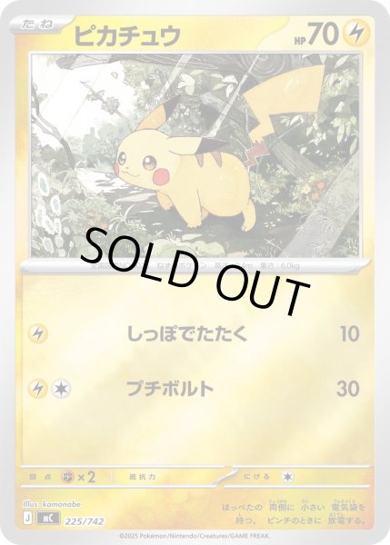 画像1: 〔状態C〕ピカチュウ(ミラー)【-】{225/742} (1)