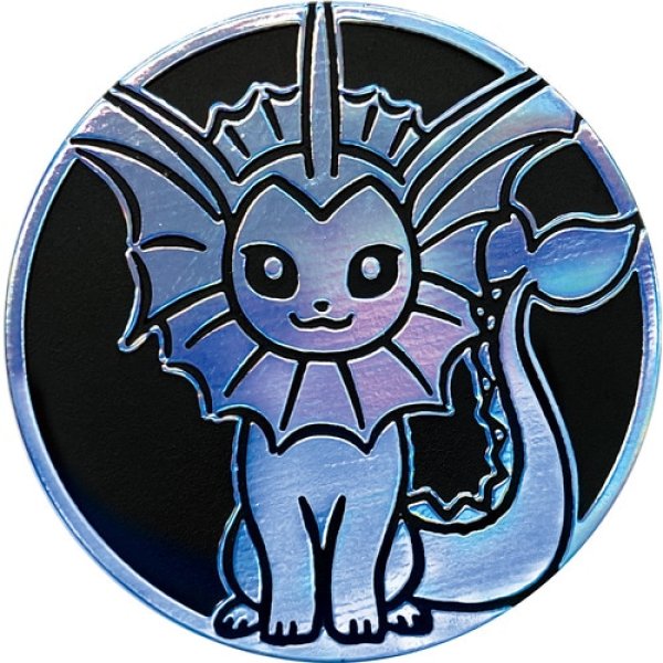 画像1: コイン『シャワーズ(水色:ミラー)』※【サプライ】{-} (1)