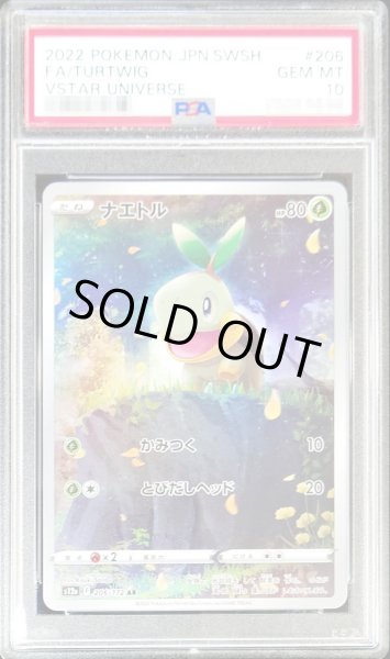 画像1: 〔PSA10鑑定済〕ナエトル【AR】{206/172} (1)