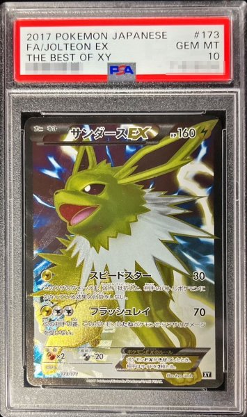 画像1: 〔※状態難/PSA10鑑定済〕サンダースEX(SR仕様)【-】{173/171} (1)