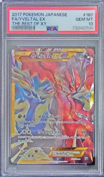 画像1: 〔※状態難/PSA10鑑定済〕イベルタルEX(UR仕様)【-】{187/171} (1)