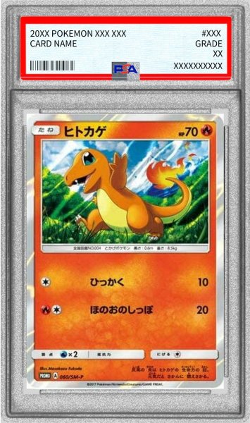 画像1: 〔PSA10鑑定済〕ヒトカゲ【P】{060/SM-P} (1)