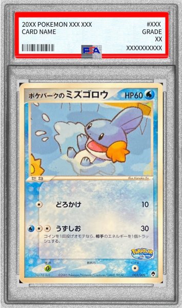 画像1: 〔PSA9鑑定済〕ポケパークのミズゴロウ【-】{003/009} (1)