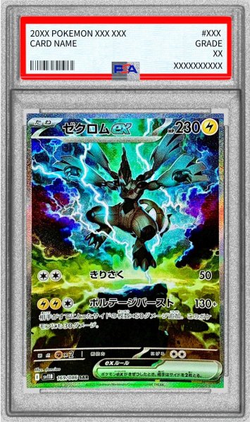 画像1: 〔PSA9鑑定済〕ゼクロムex【SAR】{169/086} (1)