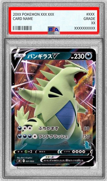 画像1: 〔※状態難/PSA10鑑定済〕バンギラスV(RR仕様/バンギラスマーク)【-】{031/053} (1)
