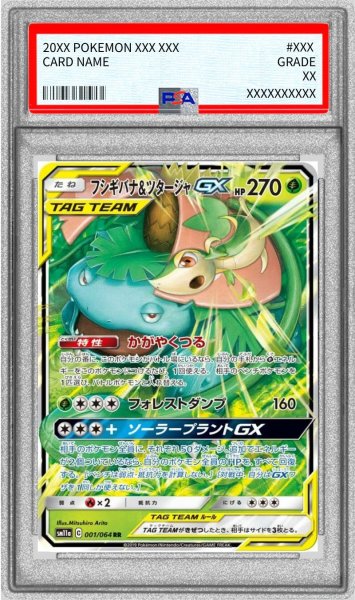 画像1: 〔PSA10鑑定済〕フシギバナ＆ツタージャGX【RR】{001/064} (1)