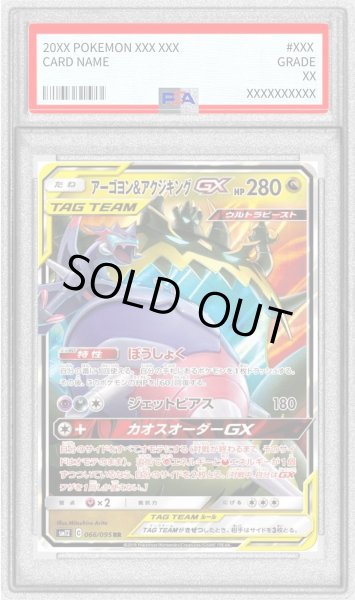 画像1: 〔PSA10鑑定済〕アーゴヨン＆アクジキングGX【RR】{066/095} (1)