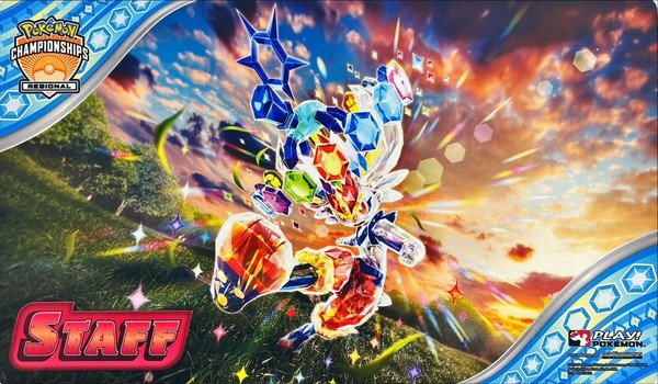 画像1: プレイマット『海外/エースバーン(STAFF/REGIONALロゴ)』【サプライ】{-} (1)