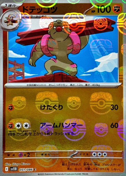 画像1: ドテッコツ(マスターボールミラー)【C】{051/086} (1)