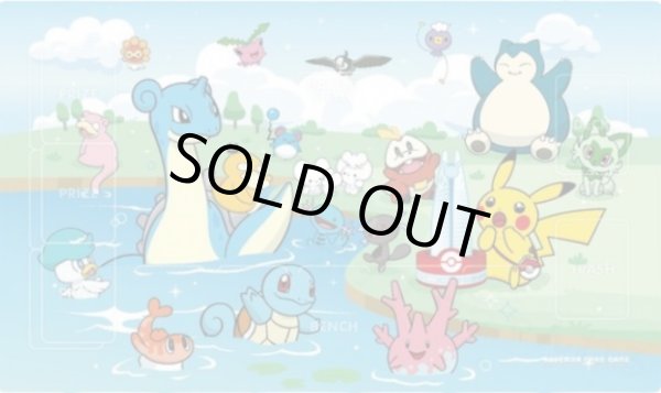 画像1: プレイマット『海外/Enjoy POKEMON TOWN(ラプラス)※』【サプライ】{-} (1)