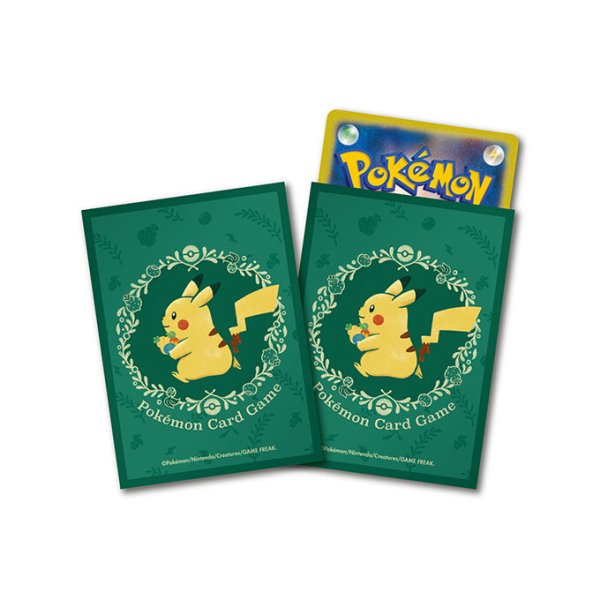 画像1: デッキシールド『ピカチュウときのみ※』64枚入り【サプライ】{-} (1)