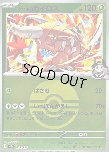 画像1: 〔状態B〕ヒビキのカイロス(モンスターボールミラー)【-】{001/193} (1)