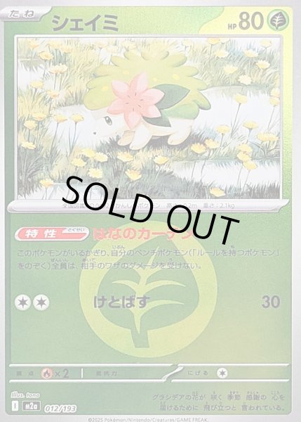 画像1: 〔状態B〕シェイミ(草エネルギーミラー)【-】{012/193} (1)