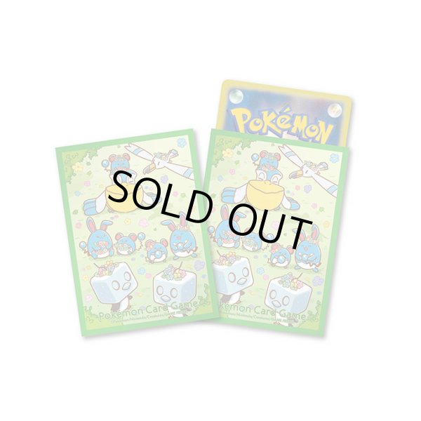 画像1: 〔状態A-〕デッキシールド『花かんむりとマリルたち』64枚入り【サプライ】{-} (1)