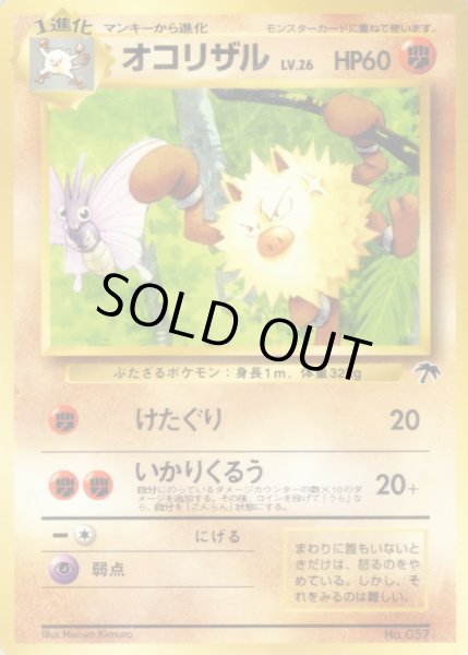 画像1: 〔状態D〕オコリザル【-】{旧裏} (1)