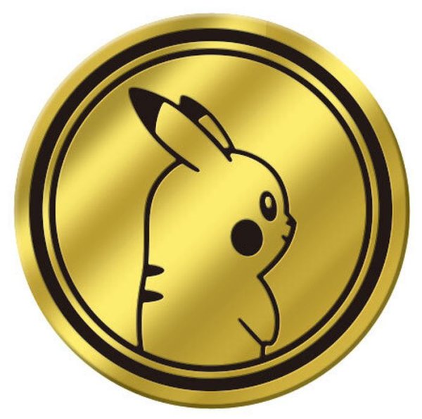 画像1: コイン『ピカチュウ(Pokemon GO スペシャルセット)』【サプライ】{-} (1)