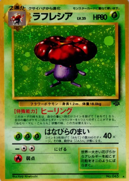 画像1: 〔状態C〕ラフレシア LV.35【★】{旧裏} (1)