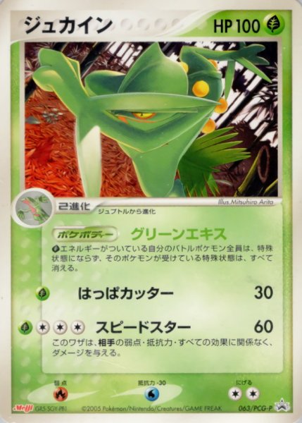 画像1: 〔状態C〕ジュカイン【P】{063/PCG-P} (1)