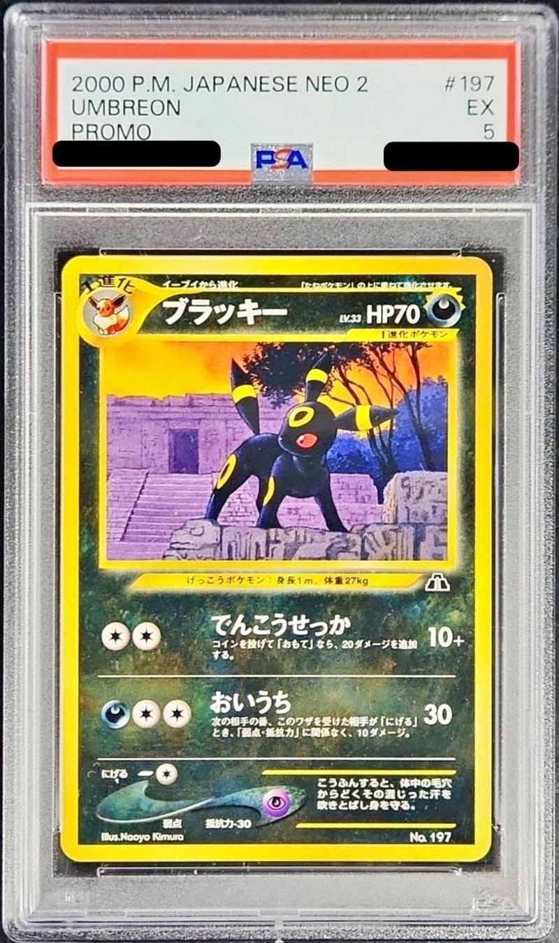 PSA5鑑定済〕ブラッキーLV.33【-】{旧裏}