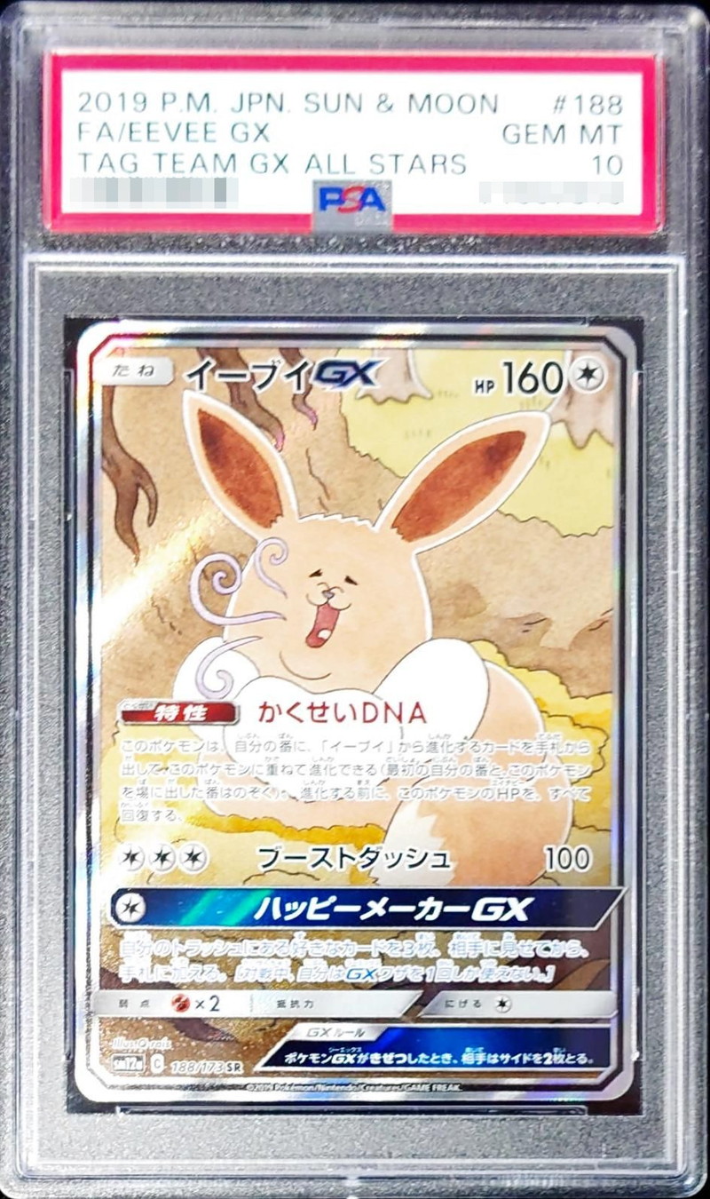 PSA10 イーブイGX 187/173 SR sm12a タッグチーム GX美品だと思います