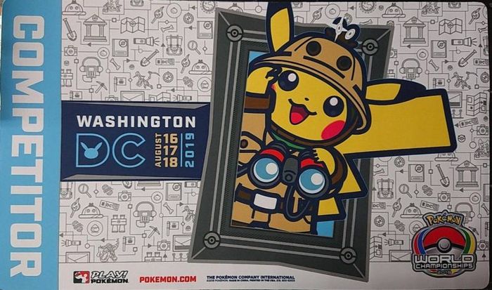 WCS2019 ポケモン　プレイマット　ワシントン　限定　専用ケース付