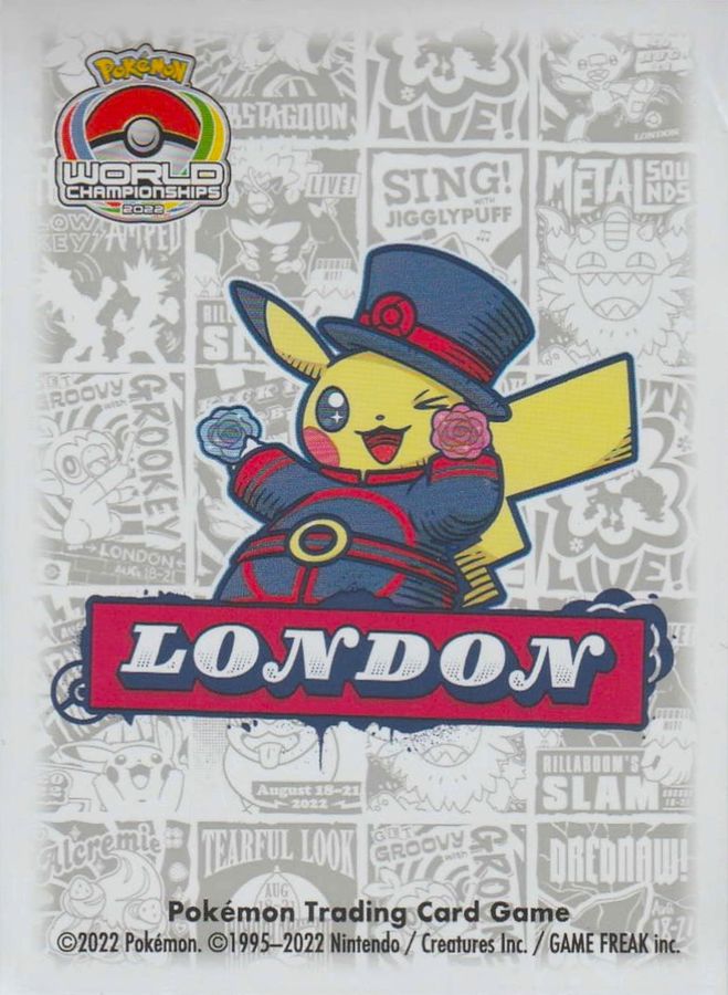 ポケモンカード　デッキシールド　WCS2022　LONDON