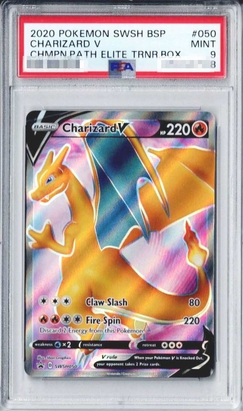 リザードンv sr 英語 psa10 gem mint