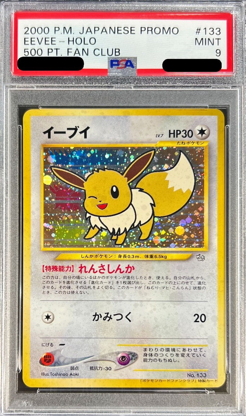 ポケモンカード　ポケカ　イーブイ　色違い　psa9