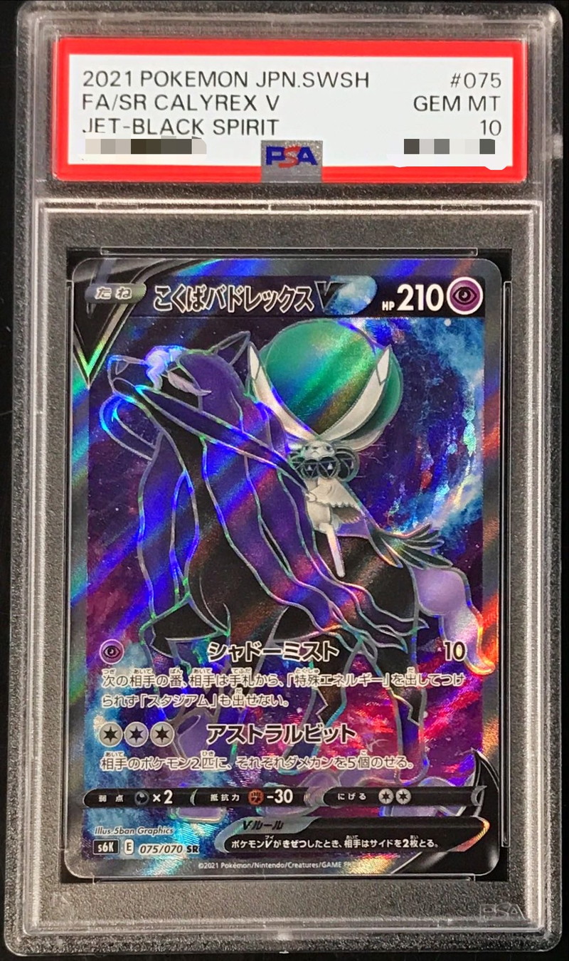 psa鑑定品 psa10 こくばバトレックスV 002/006 プロモカード