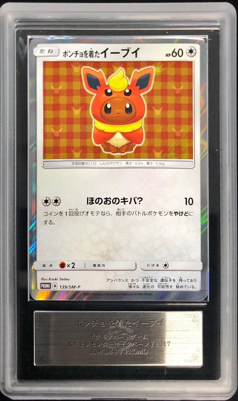 ポンチョを着たイーブイ(ブースター)(139/SM-P)