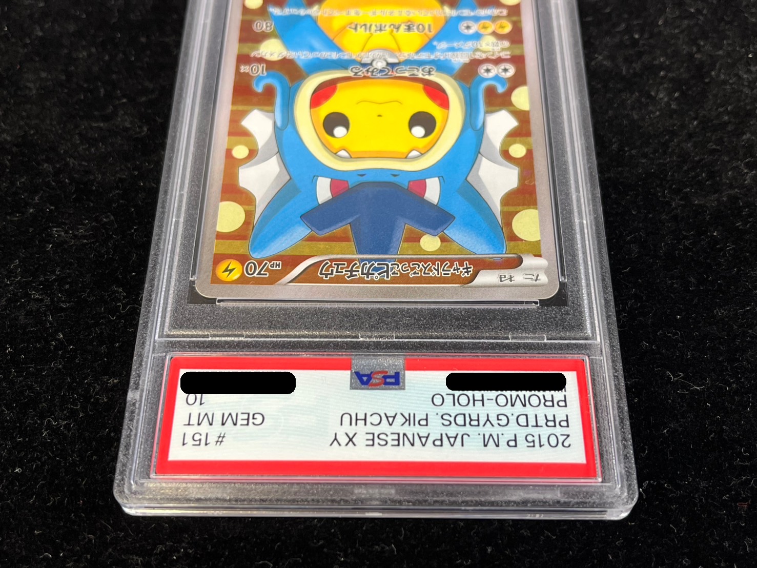 状態難/PSA10鑑定済〕ギャラドスごっこピカチュウ【P】{151/XY-P}